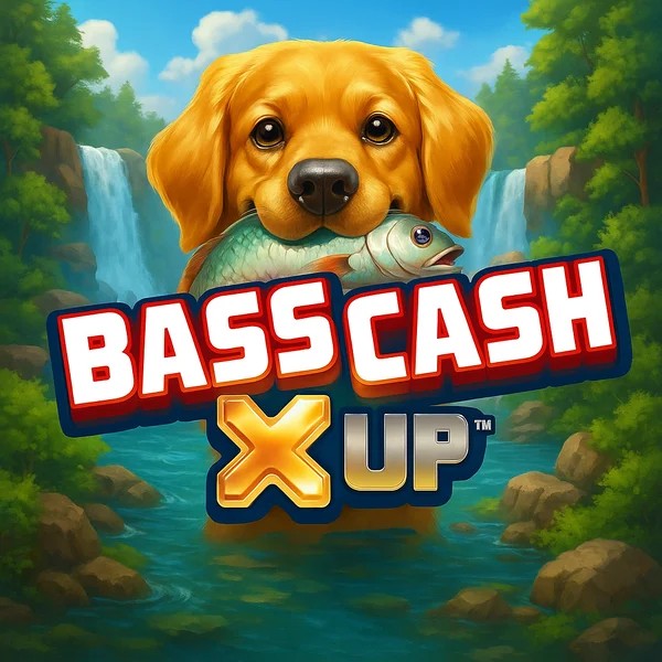 Bass Cash X UP game by Alchemy Gaming – logo hosted on Vincispin Casino