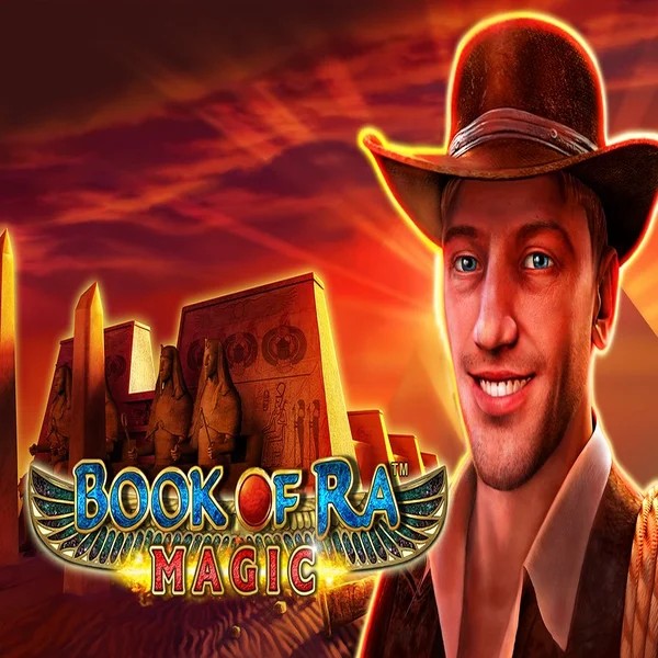 Book of Ra Magic slot visual from Greentube available on vincispincasinos-es.com
