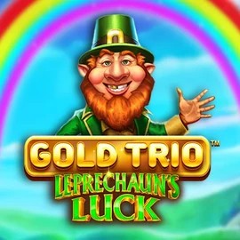 Gold Trio Leprechaun's Luck logo by Playtech at Vincispin Casino