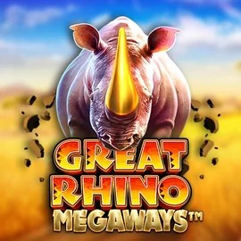 Great Rhino Megaways logo by Pragmatic Play at Vincispin Casino