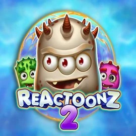 Reactoonz 2 logo by Play'n GO at Vincispin Casino