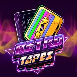 Retro Tapes logo – Slots by Push Gaming at Vincispin Casino