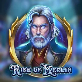 Rise of Merlin slot logo by Play'n GO at Vincispin Casino